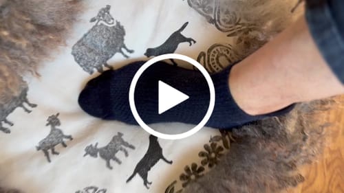 Kundrecension med video av Ankelstrumpor i bambu med mild kompression