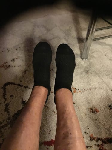 Kundrecension med foto av Ankelstrumpor i bambu med mild kompression